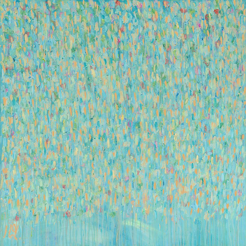 Colorful Gentle Rain art print by Helen Joynson for $57.95 CAD