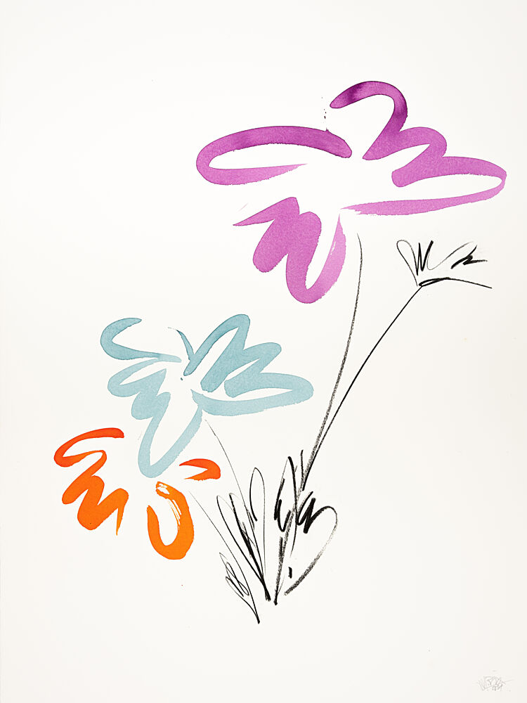Colorful Abstract Blooms art print by Mette Rix for $57.95 CAD