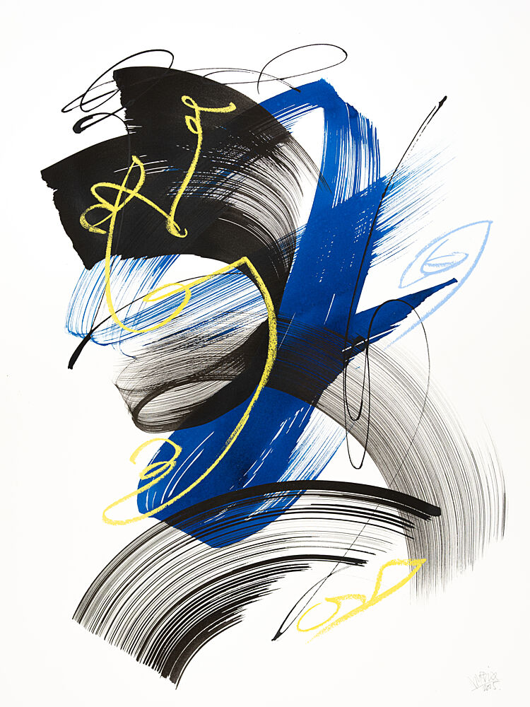 Bold Abstract Strokes art print by Mette Rix for $57.95 CAD