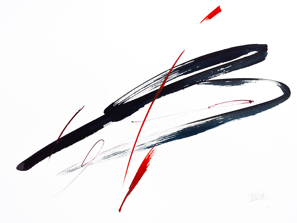 Dynamic Abstract Strokes art print by Mette Rix for $57.95 CAD
