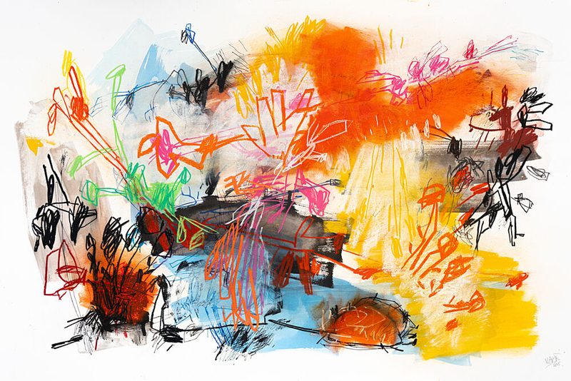 Modern Vibrant Florals art print by Mette Rix for $57.95 CAD