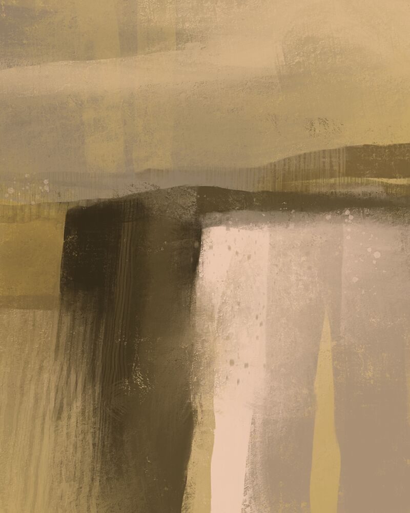 Serene Abstract Landscape art print by Mansi Saxena for $57.95 CAD