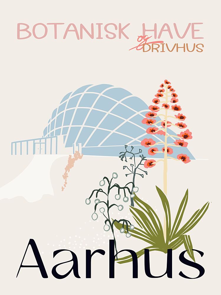 Aarhus Botanical Greenhouse art print by Annick for $57.95 CAD