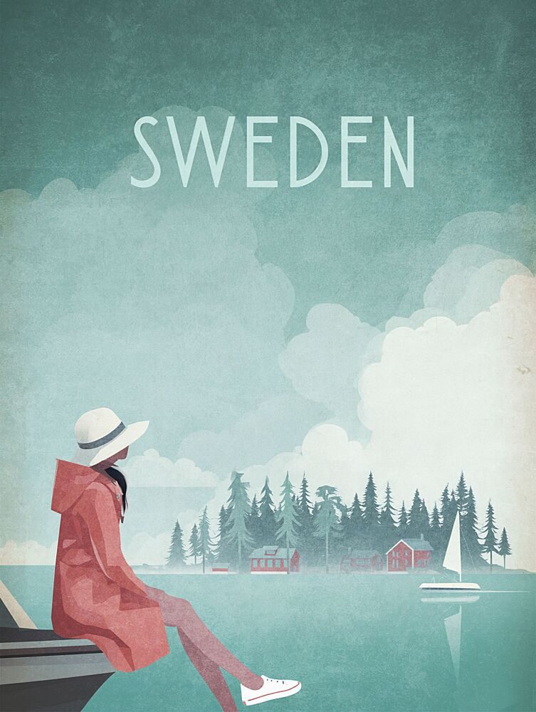 SWEDEN.png art print by Emel Tunaboylu for $57.95 CAD