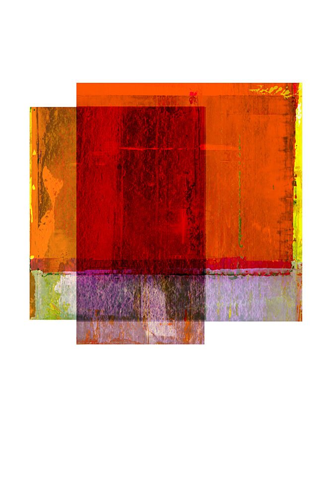 Vibrant Layered Abstract art print by Cartissi for $57.95 CAD