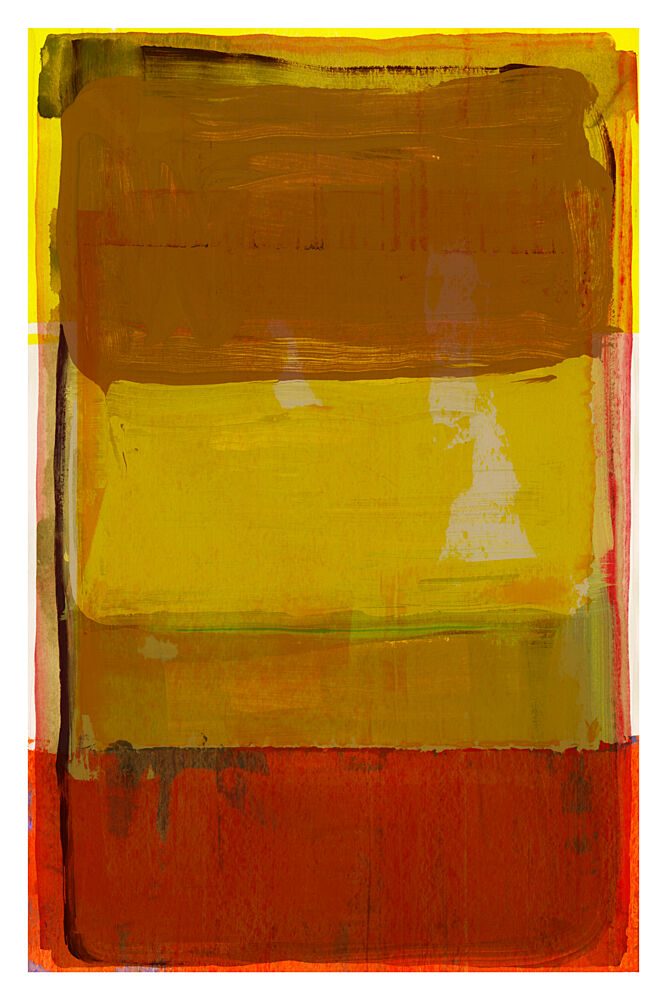 Earthy Hues Abstract Blocks art print by Cartissi for $57.95 CAD