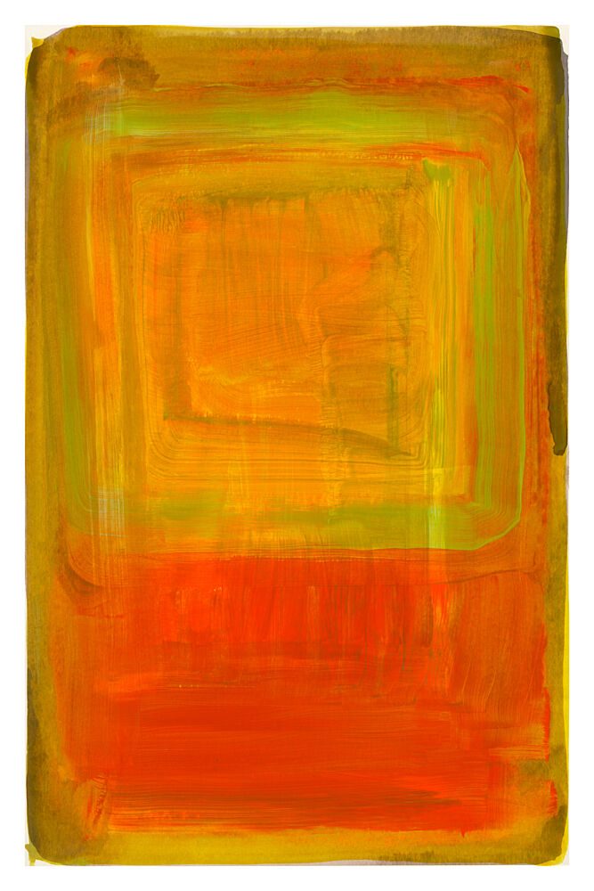 Fiery Abstract Glow art print by Cartissi for $57.95 CAD