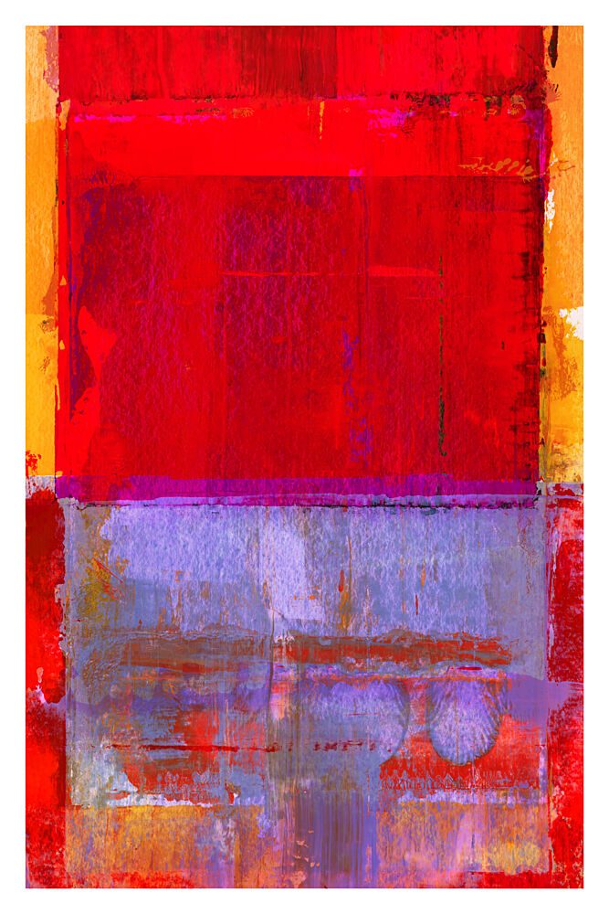 Abstract Red Purple art print by Cartissi for $57.95 CAD