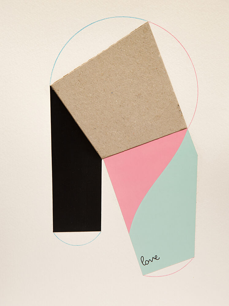 Geometric Love Shapes art print by Ildefonso Martin for $57.95 CAD