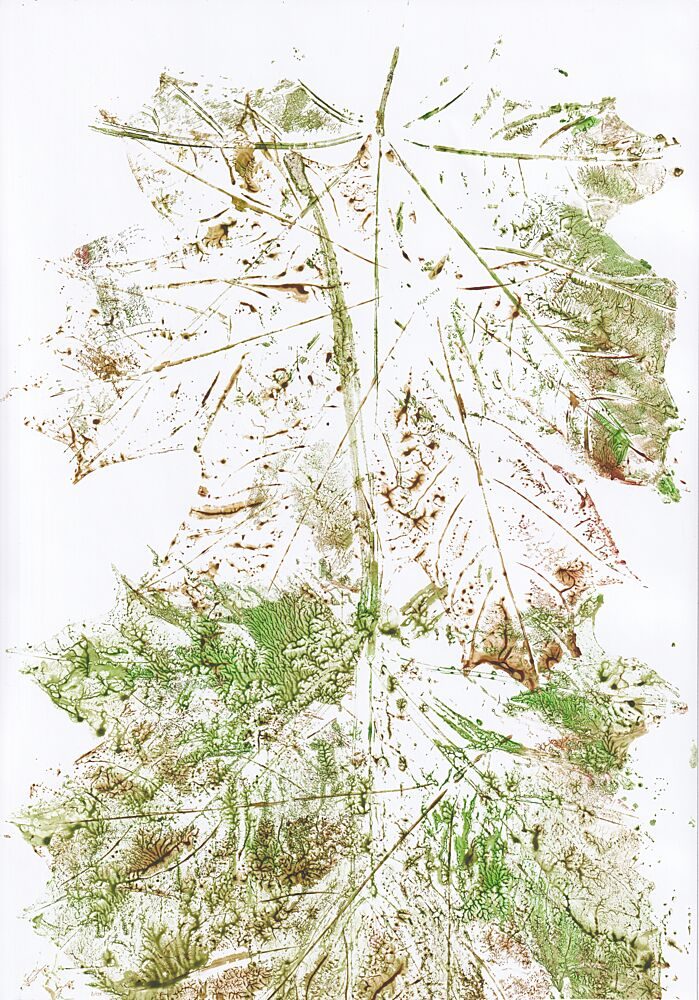 Autumn Leaf Impressions art print by Maira Ribena for $57.95 CAD