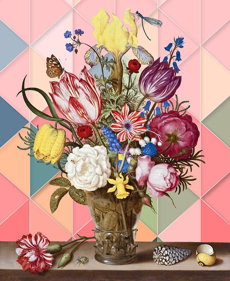Classic Floral Bouquet art print by Marja van den Hurk for $57.95 CAD