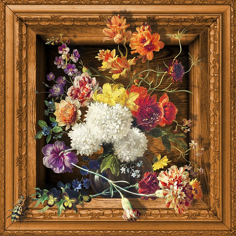 Vibrant Floral Still Life art print by Marja van den Hurk for $57.95 CAD