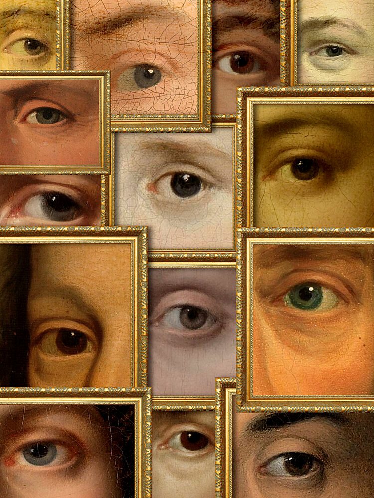 Framed Eyes Collection art print by Marja van den Hurk for $57.95 CAD