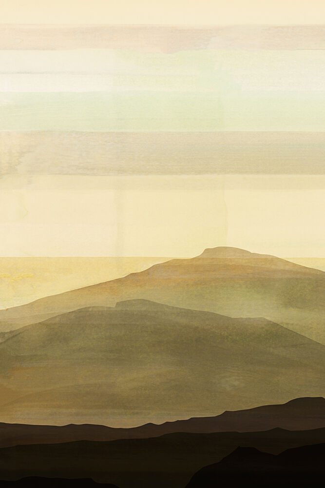 Hazy Mountain Layers art print by Cartissi for $57.95 CAD