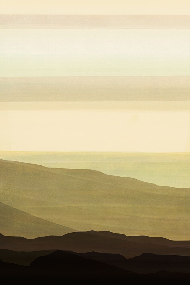 Serene Layered Landscape art print by Cartissi for $57.95 CAD