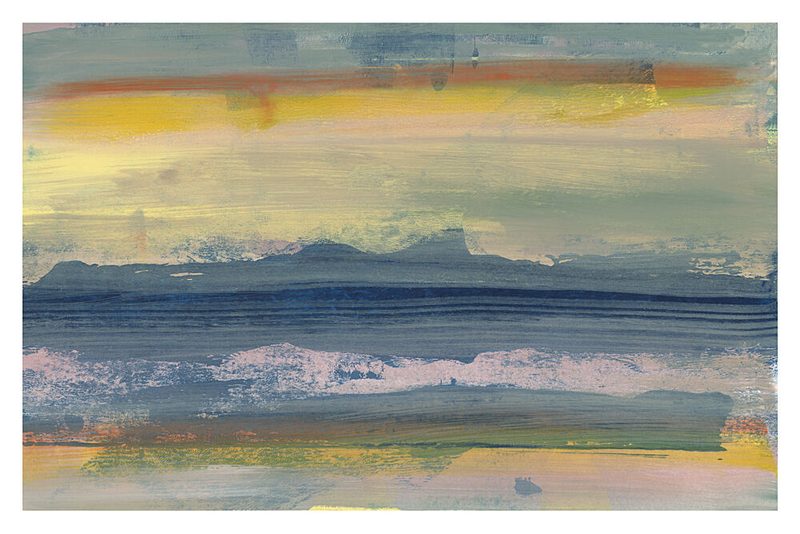 Serene Horizon Layers art print by Cartissi for $57.95 CAD