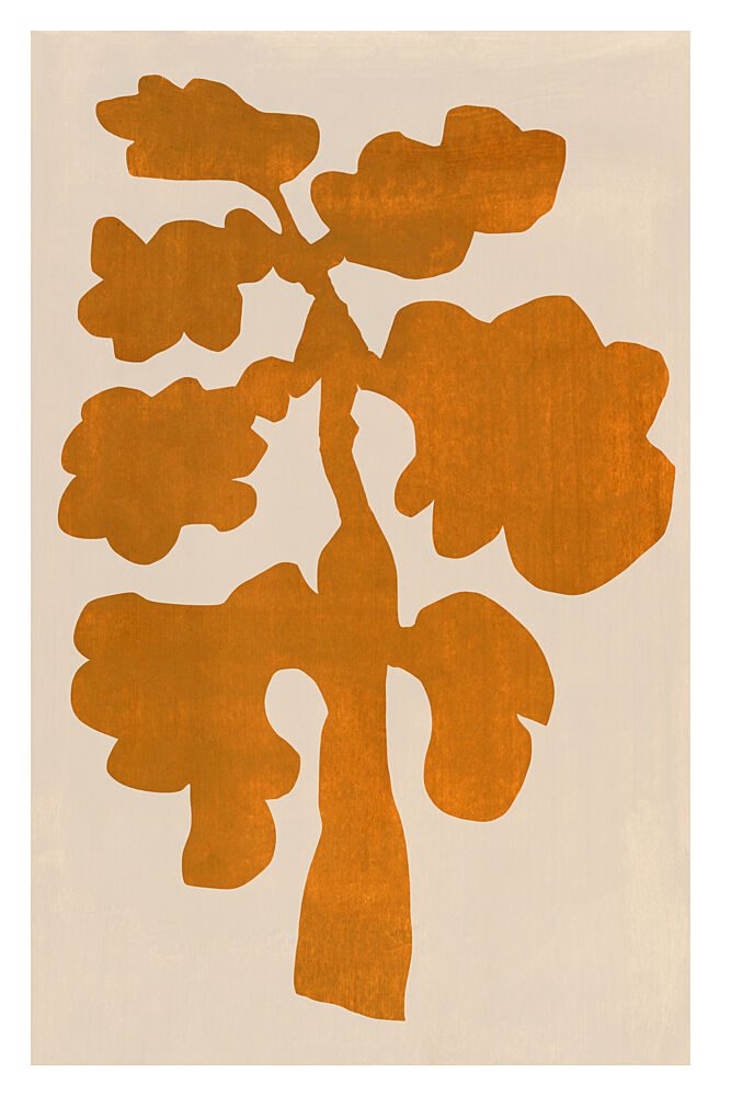 Warm Botanical Silhouette art print by Cartissi for $57.95 CAD