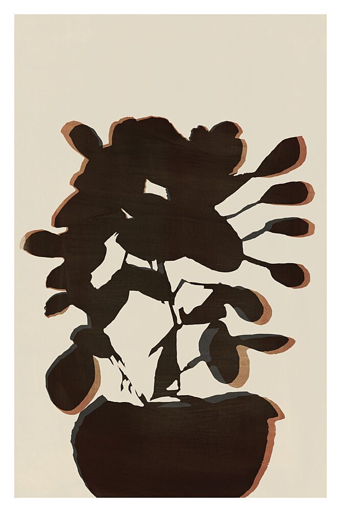 Dark Orchid Silhouette art print by Cartissi for $57.95 CAD