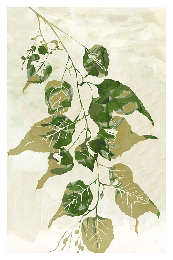 Fresh Green Leaves art print by Cartissi for $57.95 CAD