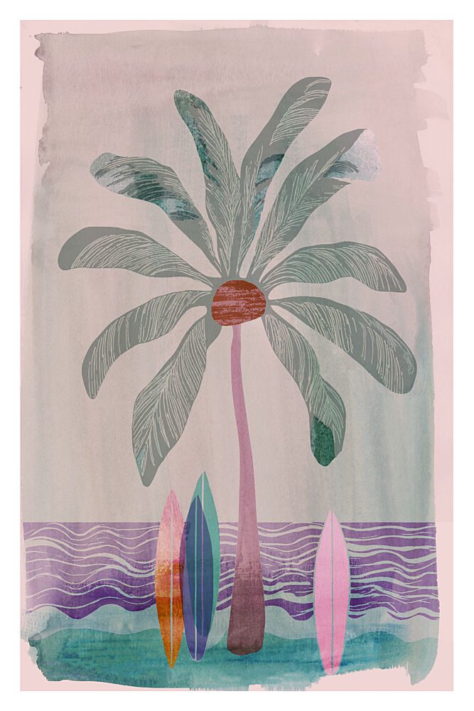 Serene Surf Beach art print by Casa Cartissi for $57.95 CAD