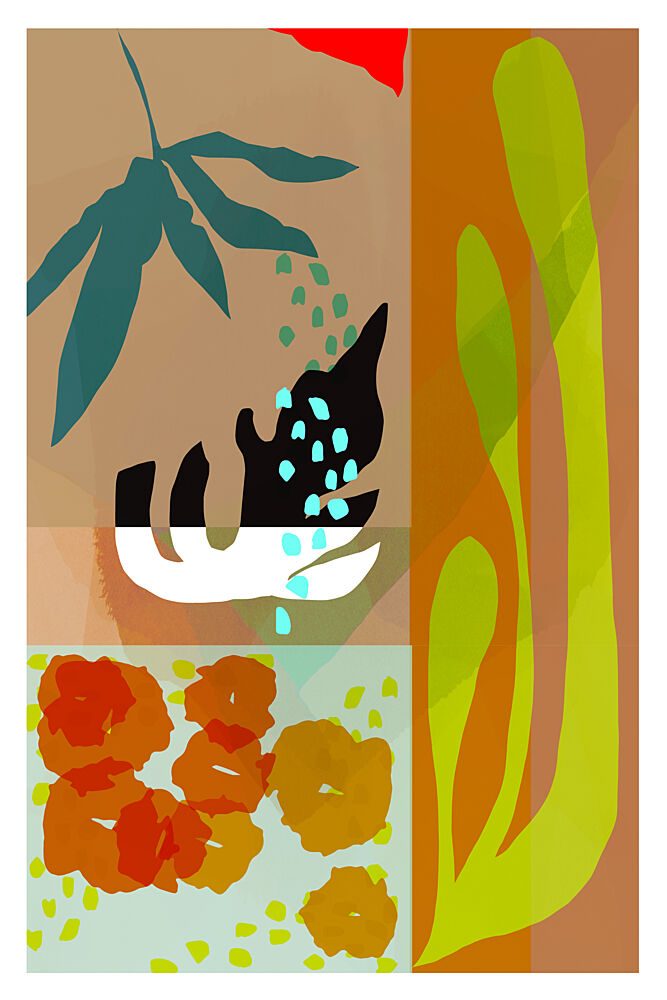 Vibrant Plant Forms art print by Casa Cartissi for $57.95 CAD