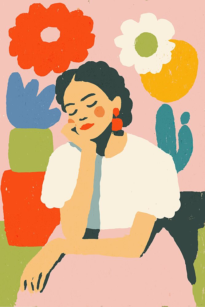 Frida Primavera art print by Treechild for $57.95 CAD