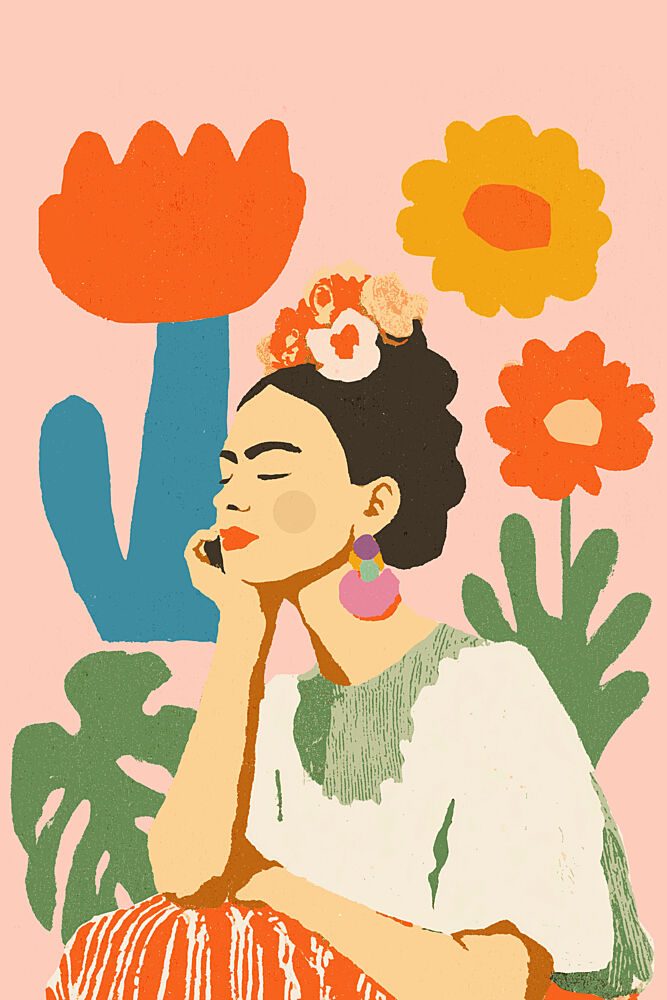 Frida Primavera No 02 art print by Treechild for $57.95 CAD
