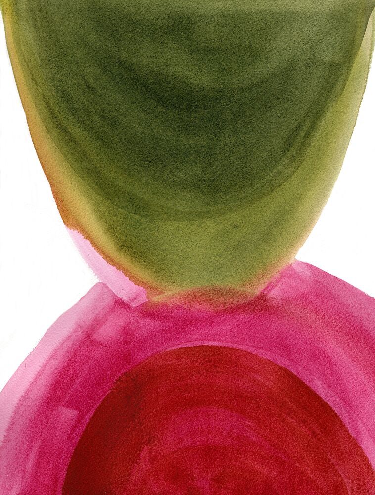 Vibrant Organic Color Flow art print by Janel Bragg for $57.95 CAD