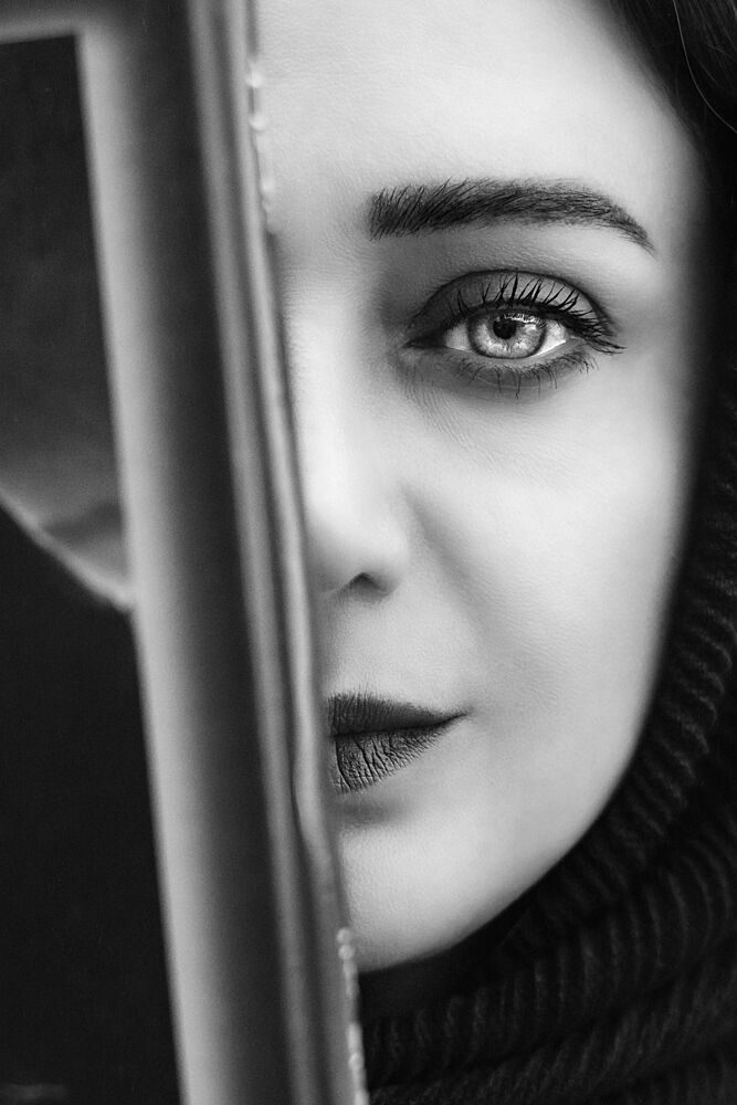 Mysterious Womans Gaze art print by Donya Zeinali for $57.95 CAD
