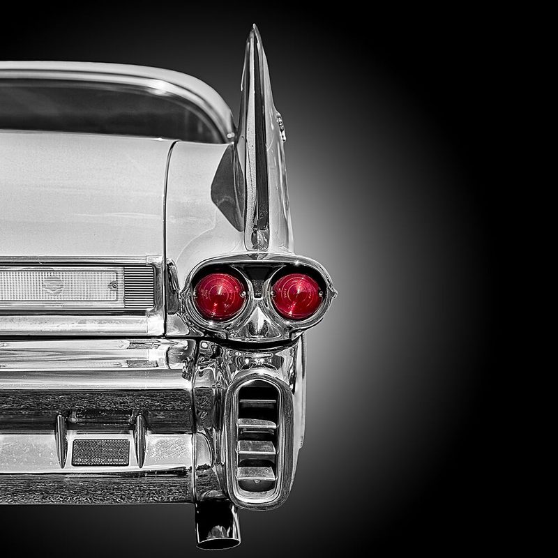 Classic Red Taillights art print by Roland Weber for $57.95 CAD