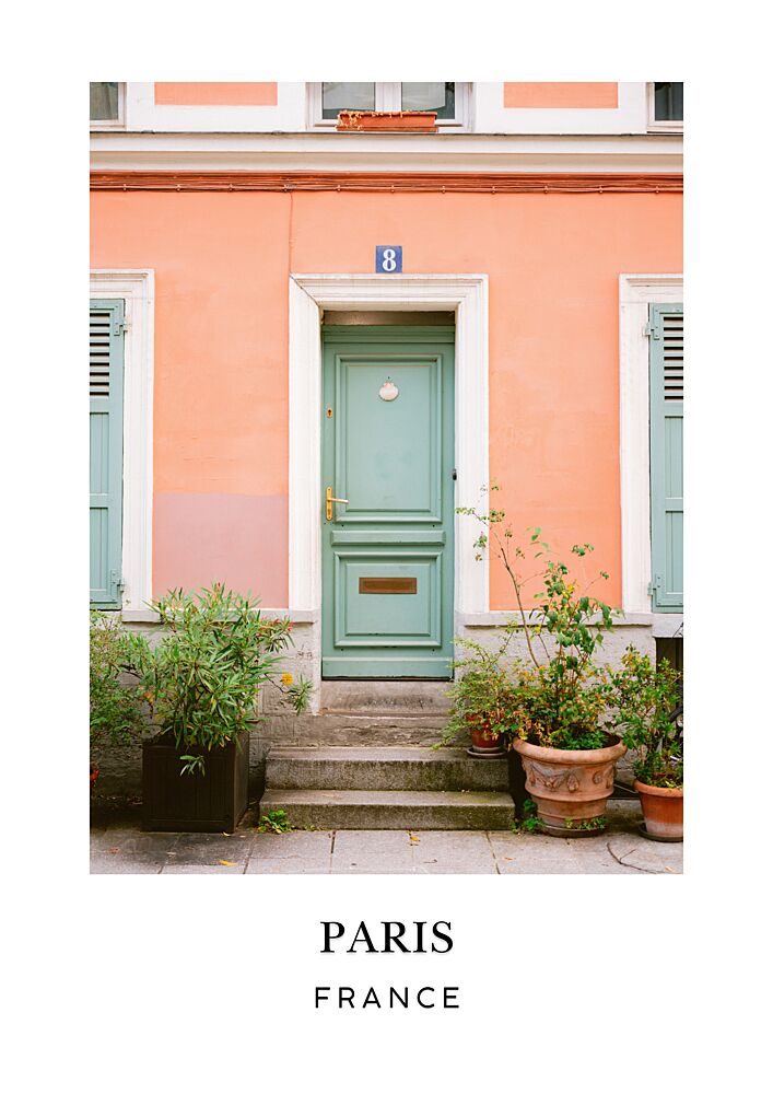 Rue Cremieux Paris France Travel Poster art print by Raisa Zwart for $57.95 CAD