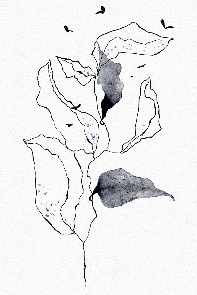 Delicate Botanical Flight art print by Ankie Kooi for $57.95 CAD