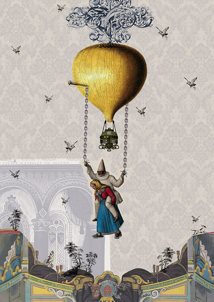 Jesters Golden Flight art print by Pascal Bouchet-Spiegel for $57.95 CAD