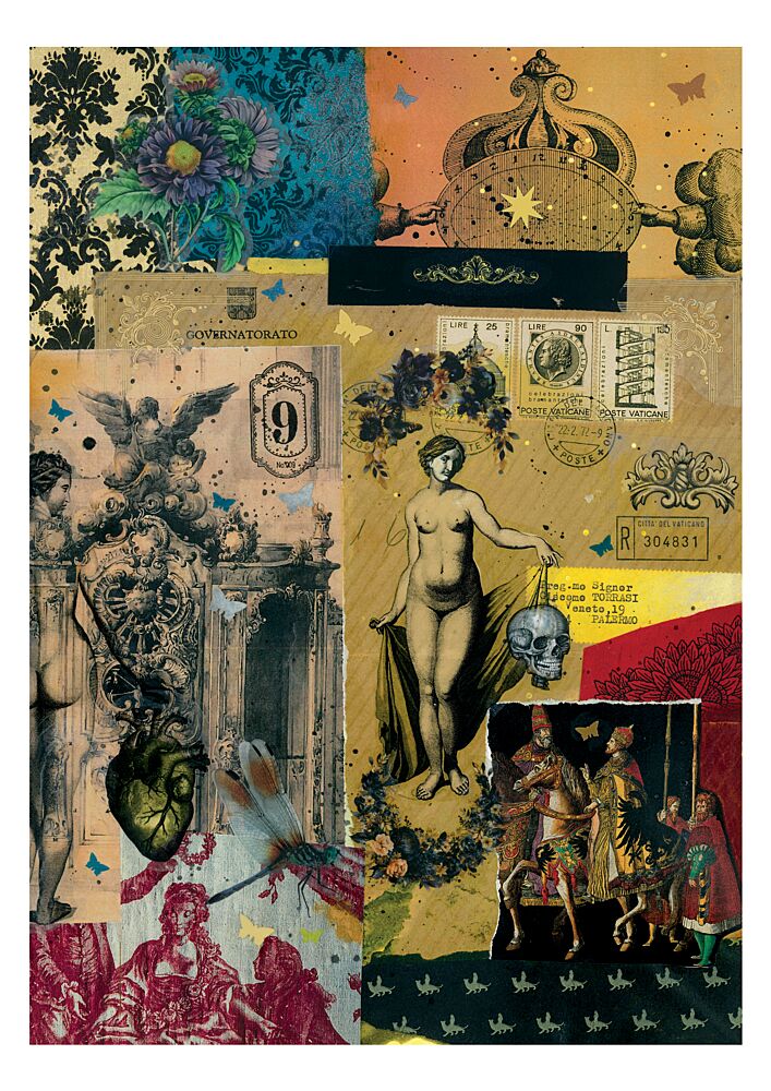 Romantic Baroque Collage art print by Pascal Bouchet-Spiegel for $57.95 CAD