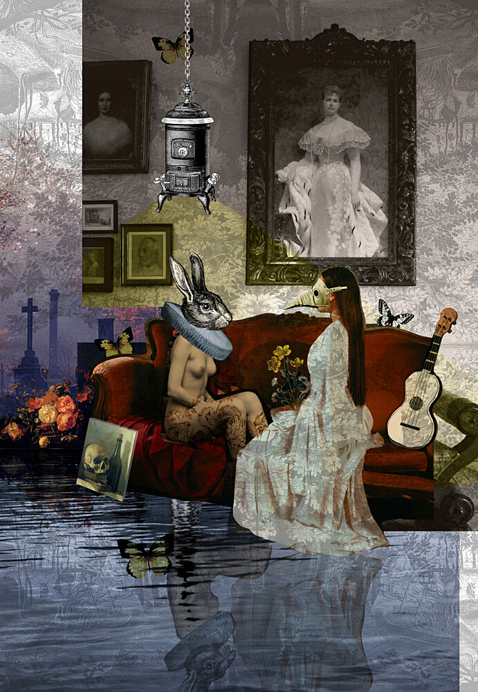Surreal Masked Reflection art print by Pascal Bouchet-Spiegel for $57.95 CAD