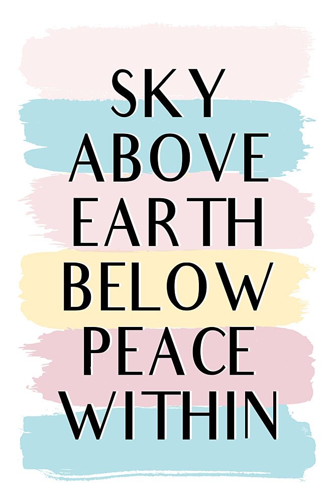 Sky Earth Peace Within art print by Martina for $57.95 CAD