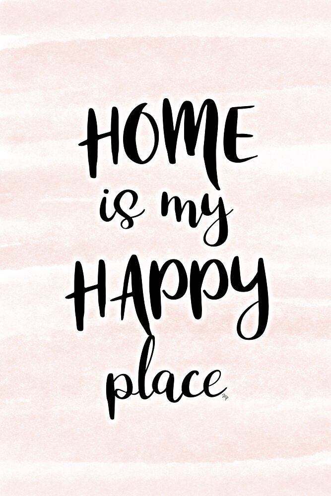 Home My Happy Place art print by Martina for $57.95 CAD