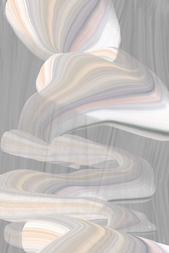Abstract Pastel Flow art print by Martina for $57.95 CAD