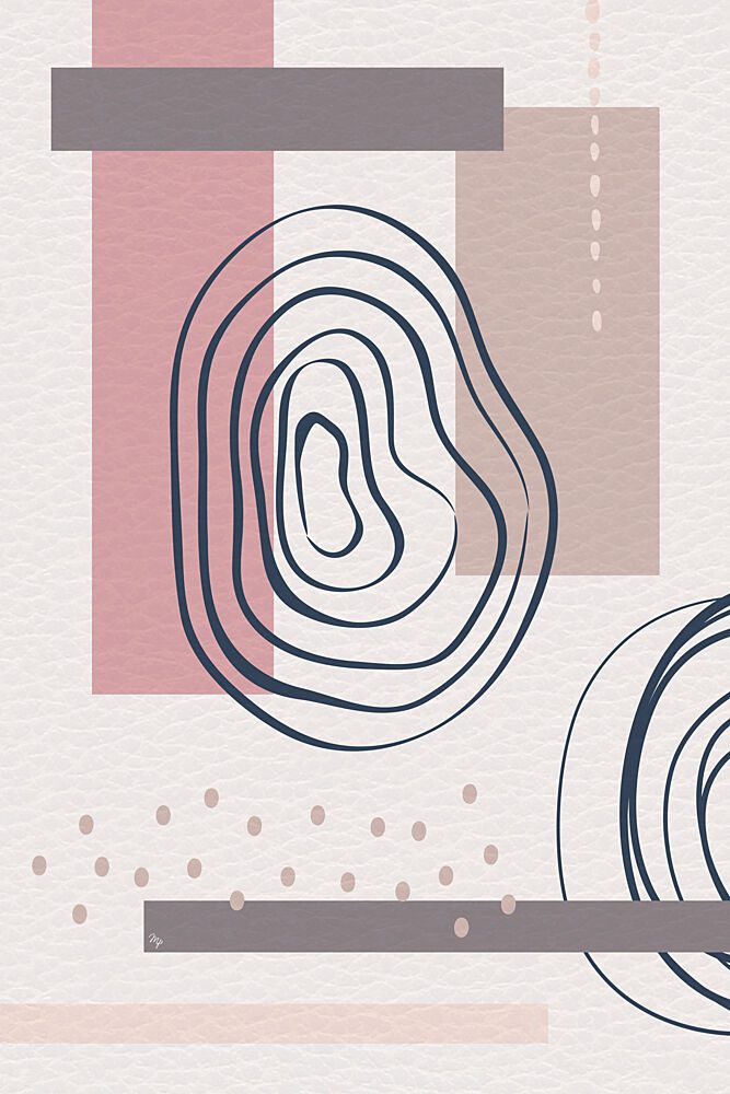Muted Organic Geometrics art print by Martina for $57.95 CAD