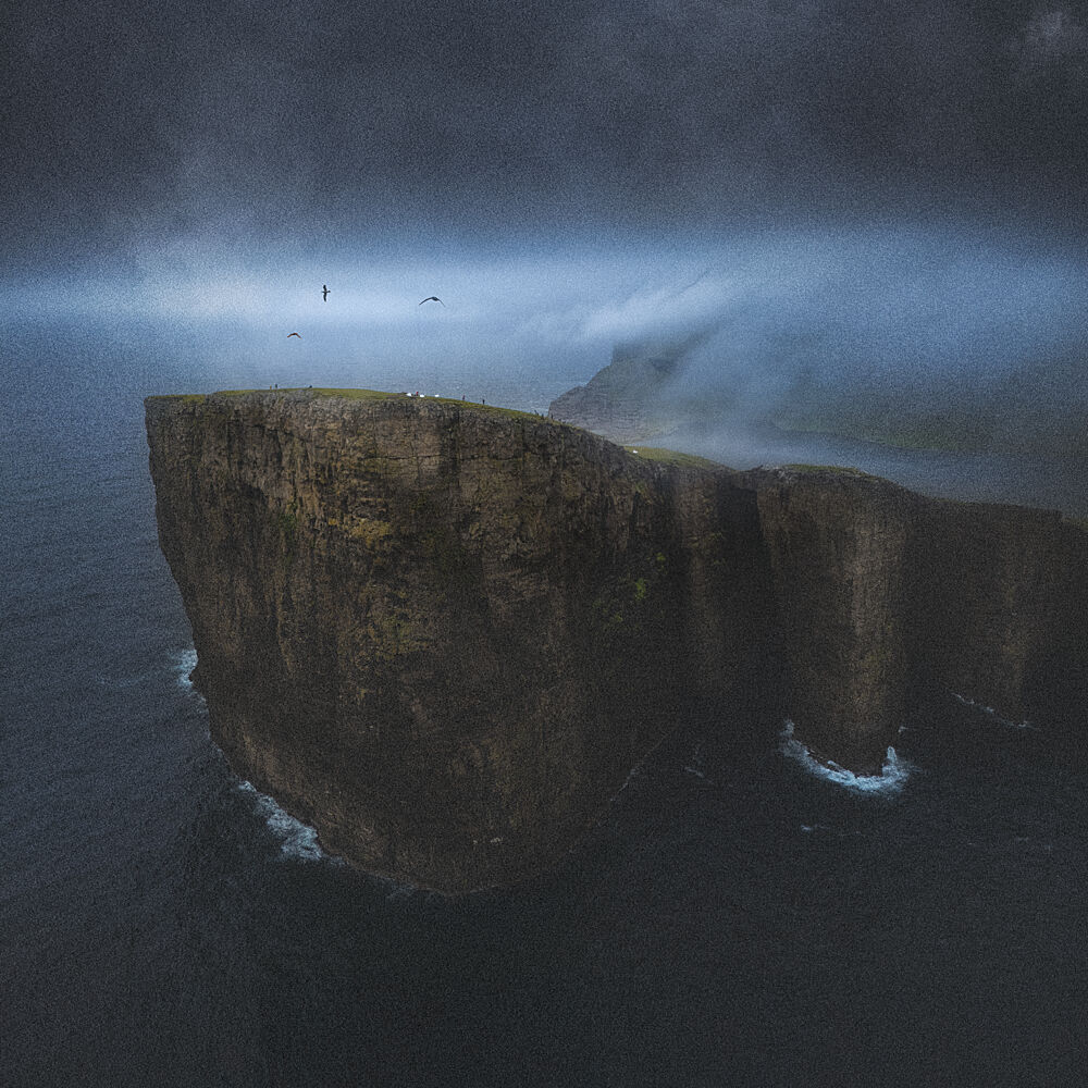 Dramatic Sea Cliffs art print by Larry Deng Apa for $57.95 CAD