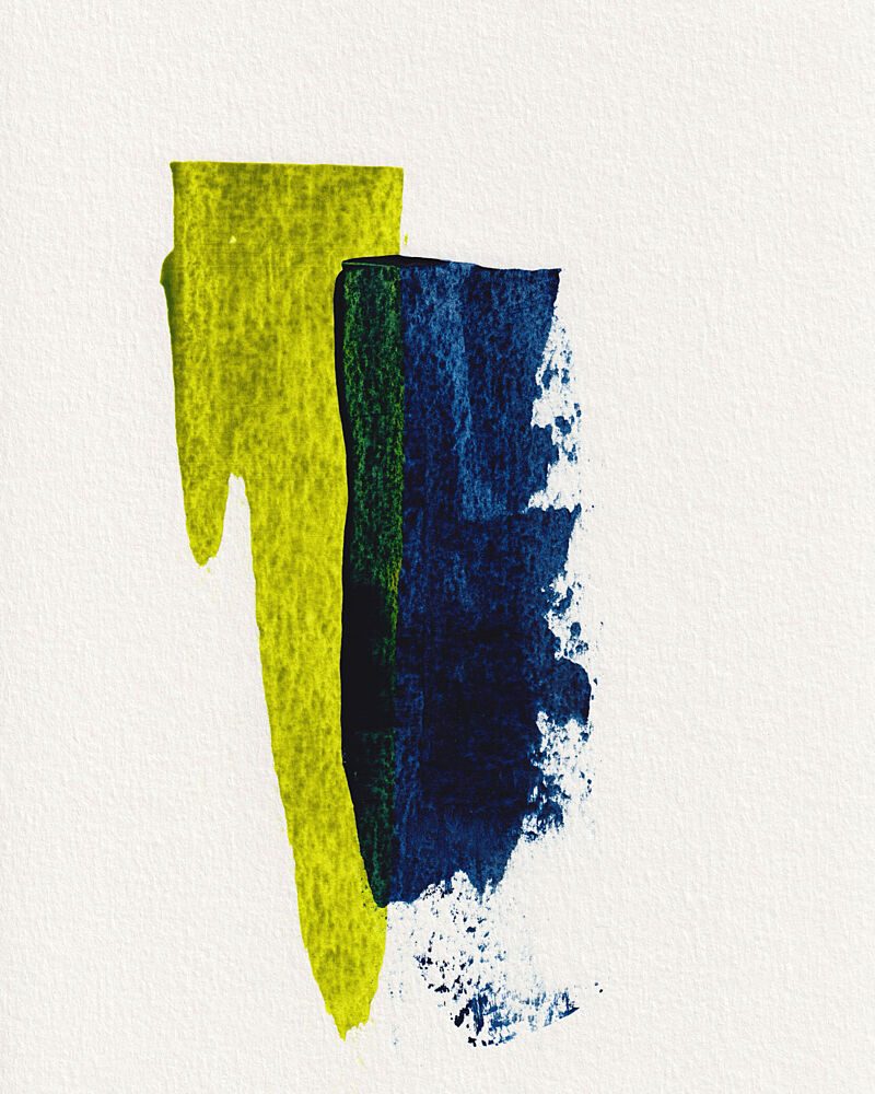Modern Abstract Strokes art print by Bronwyn Baker for $57.95 CAD