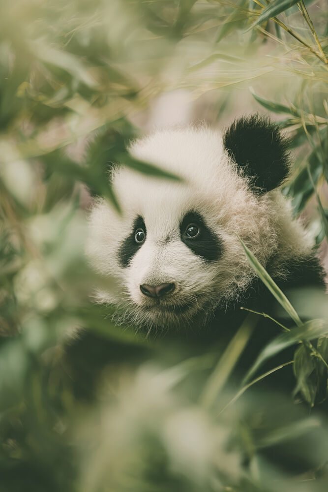 Little Panda art print by Treechild for $57.95 CAD