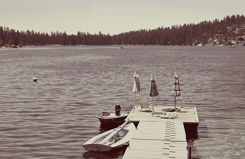 Serene Lake Dock art print by Gemma Bardot for $57.95 CAD