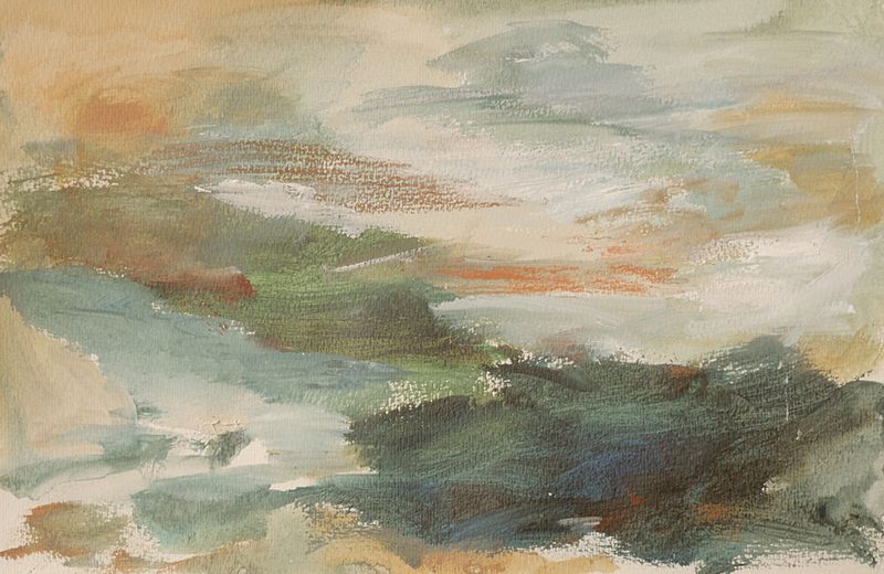 Serene Abstract Landscape art print by Gemma Bardot for $57.95 CAD