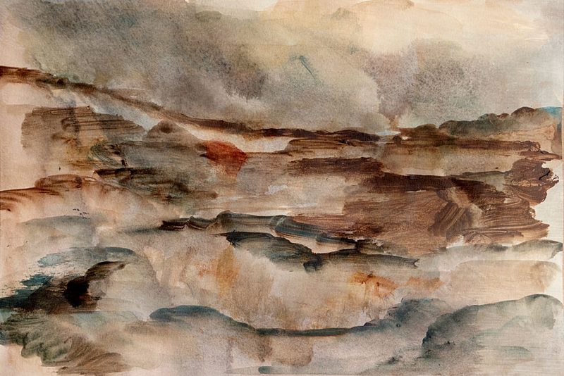 Stormy Earth Landscape art print by Gemma Bardot for $57.95 CAD