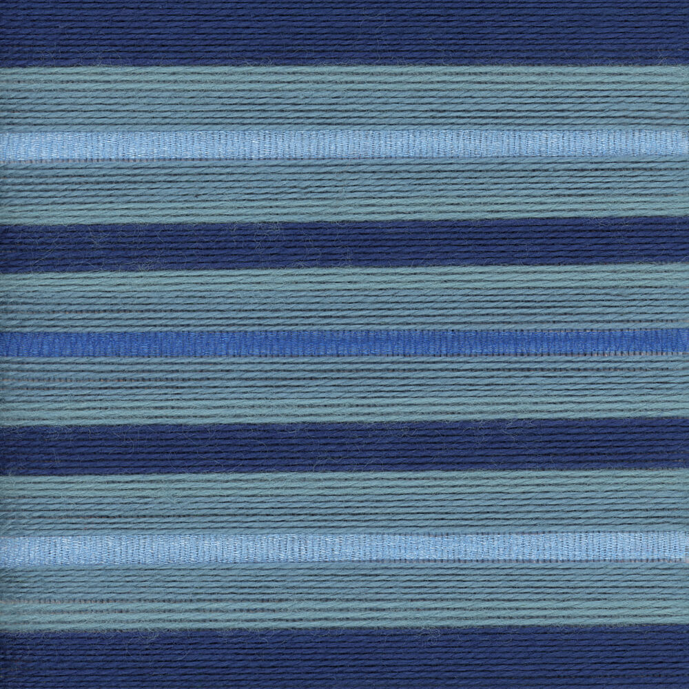 Serene Blue Stripes art print by Amanda Mclaurin for $57.95 CAD