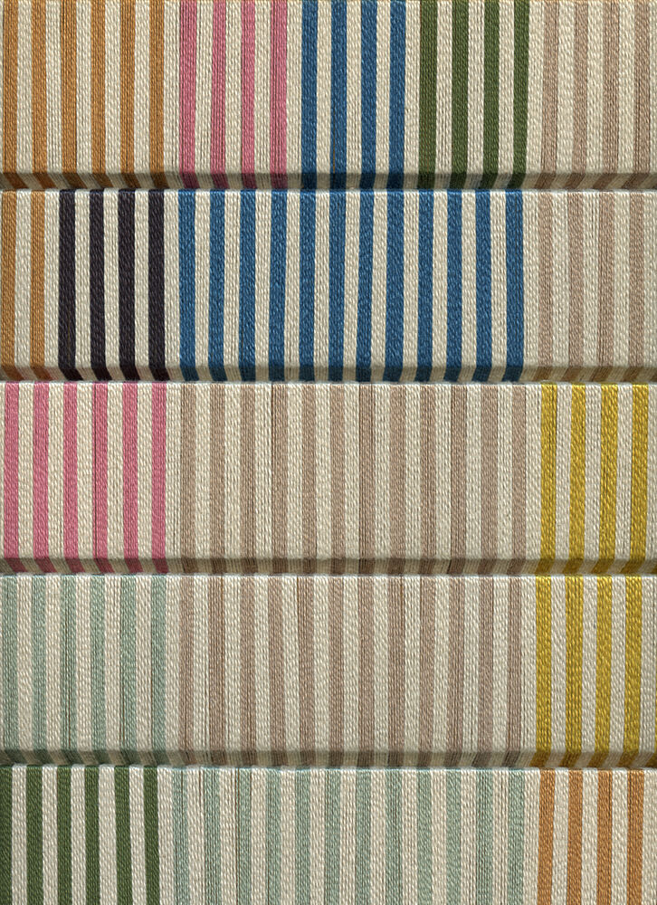 Colorful Striped Fabric art print by Amanda Mclaurin for $57.95 CAD