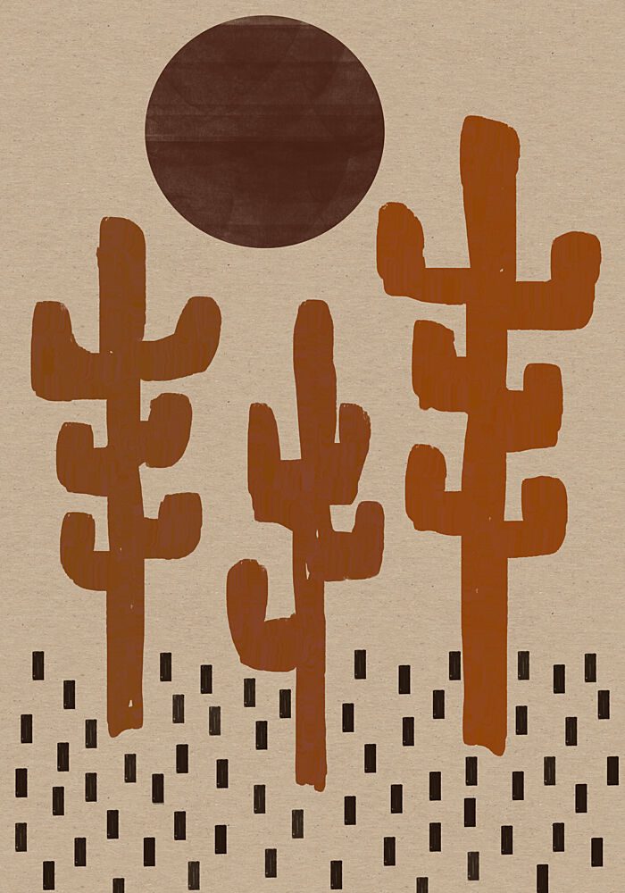 Southwestern Landscape No. 2 art print by The Miuus Studio for $57.95 CAD