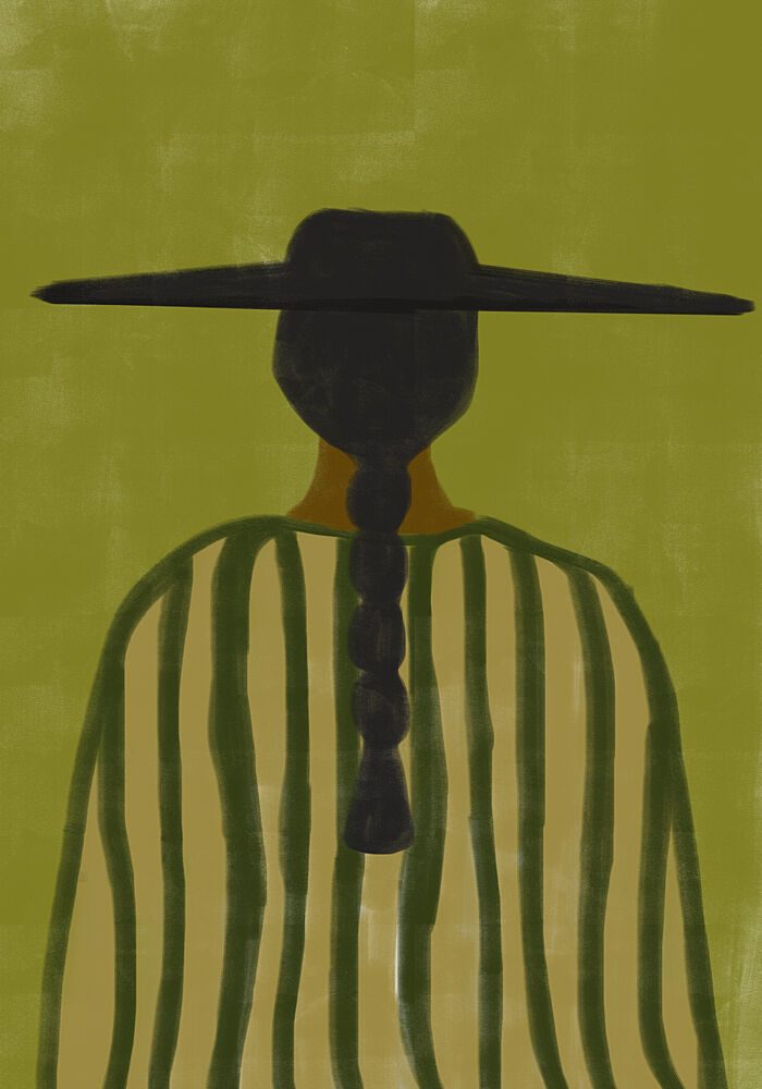 Southwester Woman art print by The Miuus Studio for $57.95 CAD