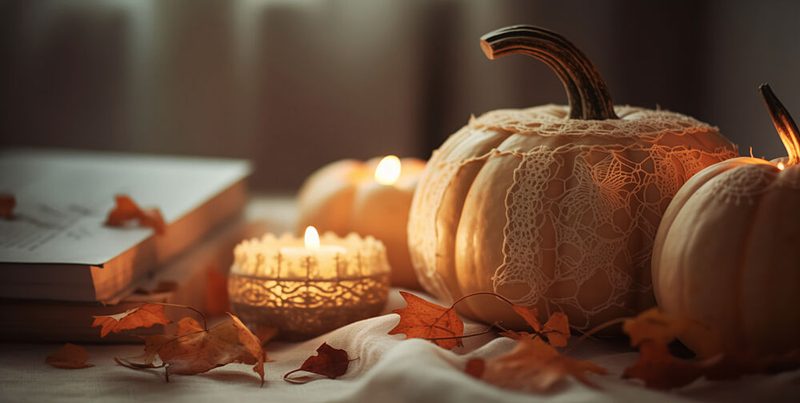 Cozypumpkinimpressionno01 art print by Treechild for $57.95 CAD
